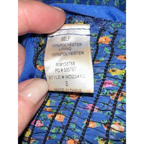 MABLE RUCHED FLORAL BODYCON DRESS S - Picture 5 of 9